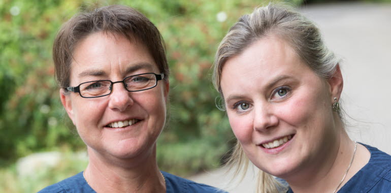 Elin Nilsson och Madeleine Nilsson, nominerade till Vårdförbundspriset 2017