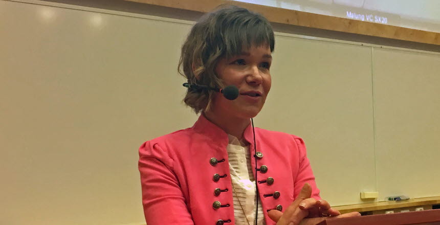 Foto på Louise Ehrs - årets sjuksköterska 2017