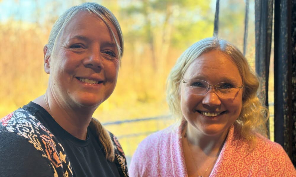 Jenny Nyberg vice ordförande och Anette Grahn, ordförande